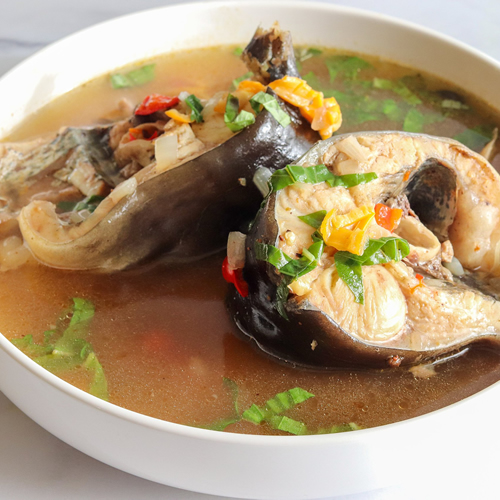 Fresh Cat fish pepper soup
