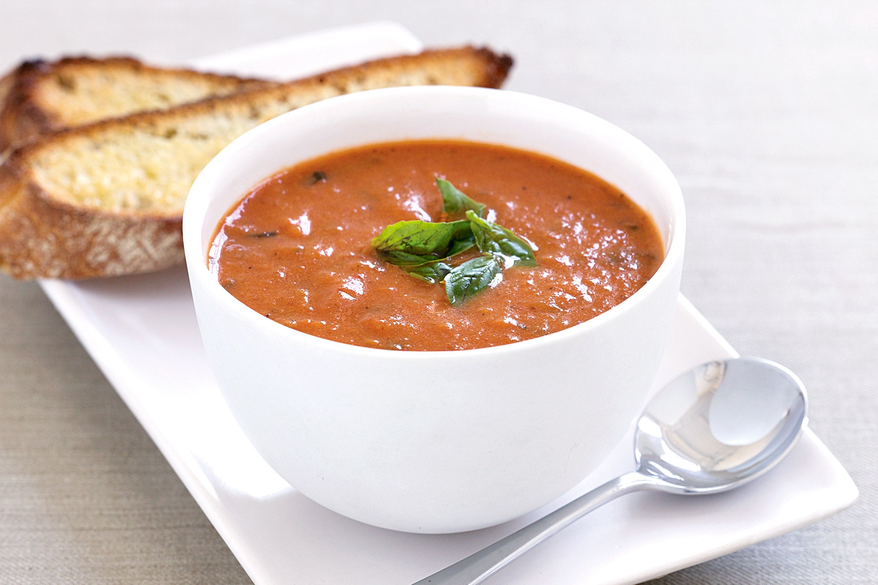 Roasted Tomato and Basil Soup